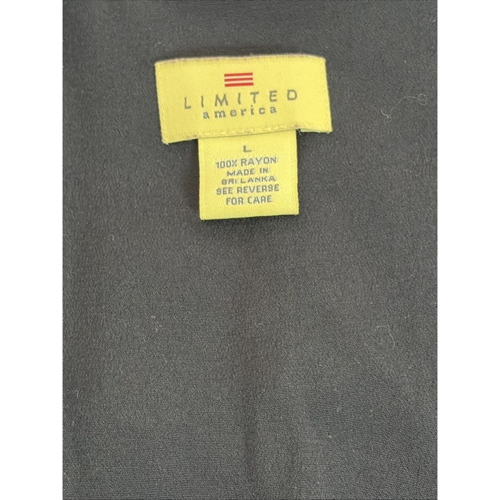 Limited America Women's L Cardigan 90s Vintage Knit Tie Front Sheer Boho Hippie - Picture 4 of 7